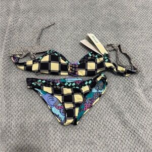 Maaji Multicolor Checkered Bikini Set